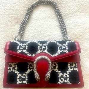 GUCCI DIONYSUS HANDBAG-Tweed /AUTHENTIC